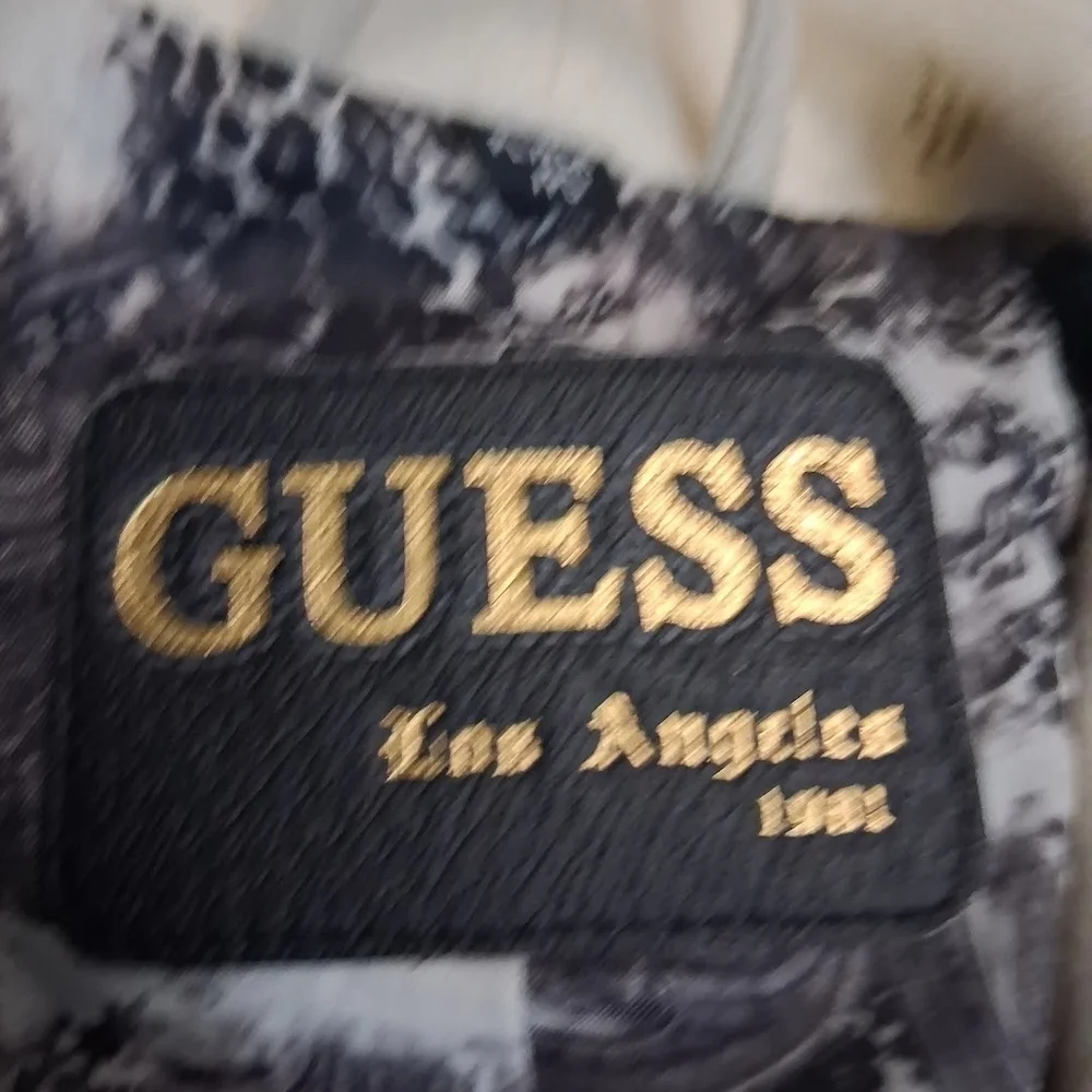 Guess Cream Belted Coat